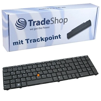 Abbildung von Original Laptop Tastatur mit Trackpoint Notebook Keyboard Ersatz Deutsch QWERTZ für HP EliteBook 8760P 8760W (Deutsches Tastaturlayout)