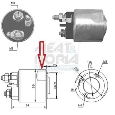 Abbildung von MEAT &amp; DORIA 74110R Einspritzdüse Diesel OPEL: Zafira B, Astra H Caravan, Vectra C SAAB: 9 3 Kombi