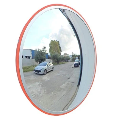 Abbildung von SNS SAFETY LTD Konvexer Verkehrssicherheitsspiegel für Zufahrten, Lagerhäuser, Garagen und Geschäfte, Beseitigen Sie tote Winkel, im Innen Außenbereich (Durchmesser 45 cm, mit Wandhalterung)