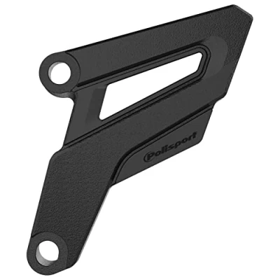 Abbildung von POLISPORT 8468400001 Kettenradschutz aus leichtem Kunststoff mit hoher Haltbarkeit und Widerstandsfähigkeit compatible con motocicletas YAMAHA, HONDA in farbe Schwarz