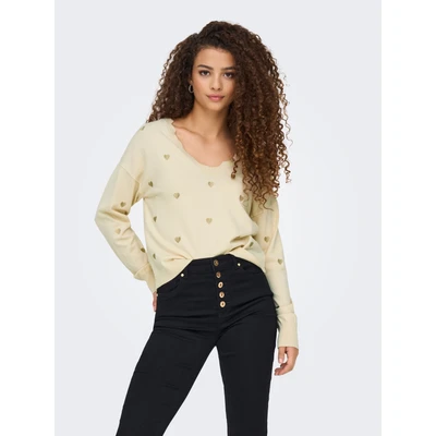 Abbildung von ONLY Strickpullover ONLTIBA LS HEART V NECK CS KNT