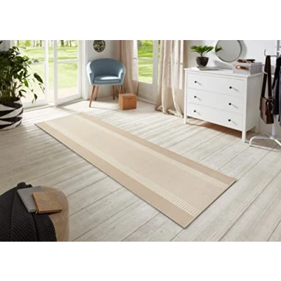 Abbildung von HANSE Home Läufer &quot;Band&quot;, rechteckig, Kurzflor, Weich, Wohnzimmer, Schlafzimmer, Esszimmer Küche, Flur