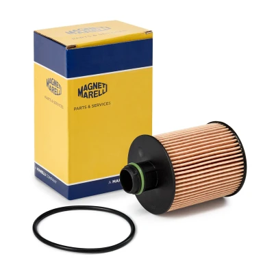 Abbildung von MAGNETI MARELLI 153071760218 Ölfilter Filtereinsatz FIAT: 500 Schrägheck, Grande Punto Panda II OPEL: Corsa D Schrägheck