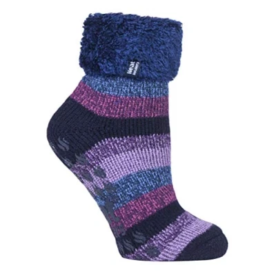 Abbildung von HEAT HOLDERS 1 Paar Bettsocken Damen Stoppersocken ABS Antirutsch Kuschelsocken Socken (HHL18)