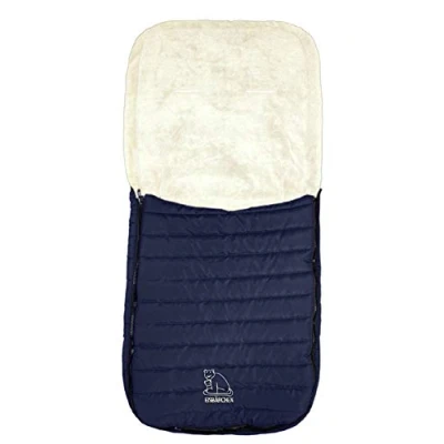 Abbildung von Heitmann Felle Fußsack &quot;Eisbärchen Steppfußsack&quot;, für die Übergangszeit, ideal Kinderwagen &amp; Buggy, waschbar