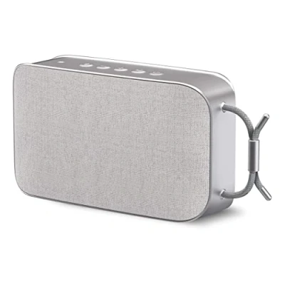 Abbildung von TechniSat BLUSPEAKER TWS XL Portabler Bluetooth Lautsprecher (mit True Wireless Stereo, Freisprecheinrichtung, Bluetooth, 2 x 15 Watt Stereo lautsprecher, Akku, AUX in) grau