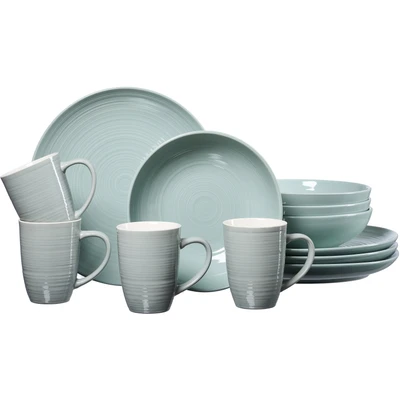 Abbildung von Ritzenhoff &amp; Breker Kombiservice &quot;Geschirr Set, Service Suomi&quot;, (Set, 12 tlg., 4 Teller Flach, Schalen (800 ml), Kaffeebecher (300 skandinavisches Design, Teile, für Personen