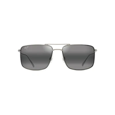 Abbildung von Maui Jim Unisex Sunglasses, grey aeko Matte Titanium, Unica