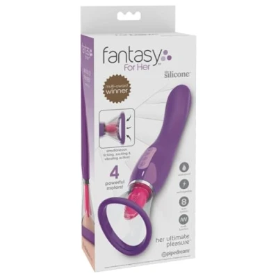 Abbildung von Vibrator „her ultimate pleasure“ mit Hotspot Sauger &amp; Zungenstimulator