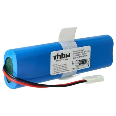 Abbildung von vhbw Akku kompatibel mit Rowenta X plorer 75S, 75S+, Serie 75, 95, 75 Home Cleaner Heimroboter (2600 mAh, 14,4 V, Li Ion)