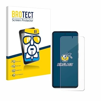 Abbildung von BROTECT Schutzglas für Xiaomi Redmi Note 11 Schutzfolie Panzer Folie Glas [Extrem Kratzfest 9H, Anti Fingerprint, Ultra Transparent]