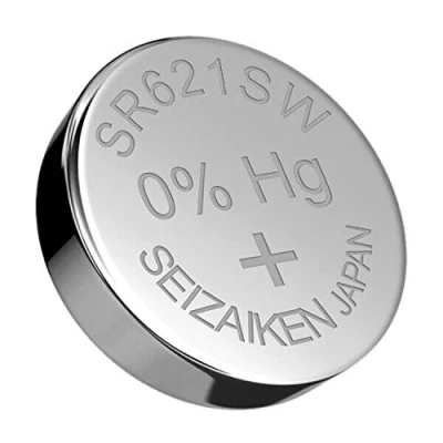 Abbildung von 1 x Seiko seizaiken 364 SR621SW Knopfzellen AG1 SR60 sb ag Uhrenbatterie Silberoxid 0% Quecksilber