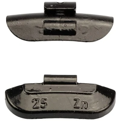 Abbildung von 25g x 100 SCHWARZ Schlaggewichte Stahlfelgen Auswuchtgewichte Wuchtgewichte
