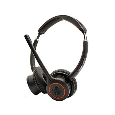 Abbildung von JPL Headset Element BT500D Wireless Binaural, Bluetooth, Breitband Lautsprecher, Surround Shield Noise Cancelling Technologie, für Handys/Softphones, inklusive Bluetooth (BT 220) Dongle Schwarz