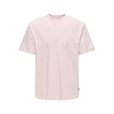 Abbildung von Only &amp; Sons Onsfred LIFE TEE Tshirt basic, Herren, Größe: Small, Barely pink