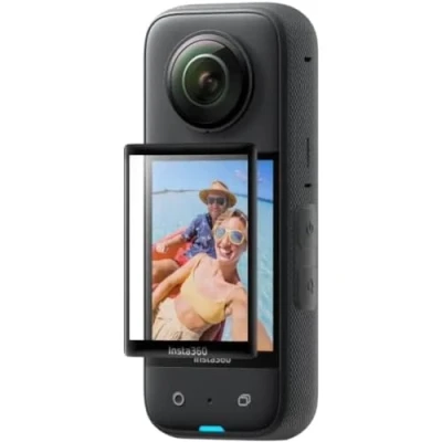 Abbildung von Insta360 X3 Displayschutzfolie Premium Schutzfolie für kristallklares Display Einfache Installation und Anti Kratz Technologie Kompatibel Kamera