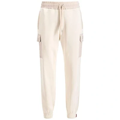 Abbildung von Alpha Industries Jogger Jogginghose, Herren, Größe: 3XL, Jet stream white