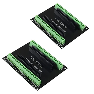 Abbildung von Adeept ESP WROOM 32 ESP32 32S Development Board 2,4 GHz Dual Mode WLAN + Bluetooth Cores Mikrocontroller Prozessor integriert mit Antenne