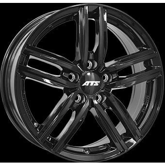 Abbildung von ATS 5 loch 17Zoll 112mm Alufelge ANTARES schwarz glanz AT70743V22 6 Felge