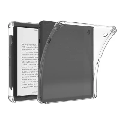 Abbildung von GIOPUEY Hülle für Kobo Sage, Weiche TPU Rückenschale, Dünne Abdeckung, Airbag Schutz, Case Kompatibel mit Sage Transparentes