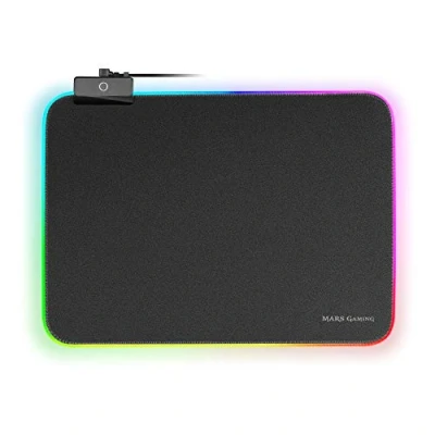 Abbildung von Mars Gaming MMPRGBL, Chroma RGB Mauspad, Nanotextil, 365x265x4mm, Schwarz