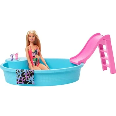 Abbildung von Mattel® Anziehpuppe Mattel GHL91 Barbie Pool &amp; Puppe (blond)