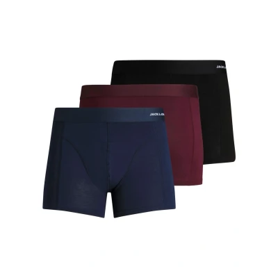 Abbildung von Jack &amp; Jones Jacbasic Trunks 3 PACK Panties, Herren, Größe: Large, Port royale