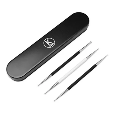 Abbildung von K Pro Kreativset Nagel Dotting Tool Pen Punktierstift für Nail Art, Mandala 3 Stück