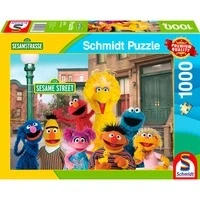Abbildung von Schmidt Spiele Puzzle Sesamstraße, Ein Wiedersehen mit guten alten Freunden, 1000 Puzzleteile, Made in Europe