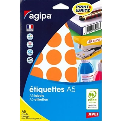 Abbildung von APLI 101824 Packung mit 240 Mehrzwecktabletten, Durchmesser 30 mm, Orange
