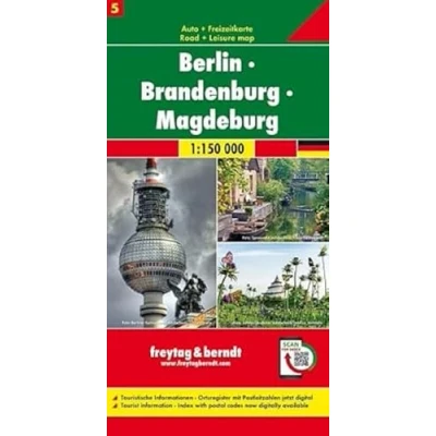 Abbildung von Berlin Brandenburg Magdeburg, Autokarte 1:150.000, Blatt 5 (freytag &amp; berndt Auto + Freizeitkarten)