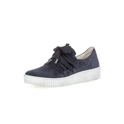 Abbildung von Gabor Damen Low Top Sneaker, Frauen Halbschuhe,schnürschuhe,schnürer,straßenschuhe,Strassenschuhe,Sportschuhe,Marine,40 EU / 6.5 UK