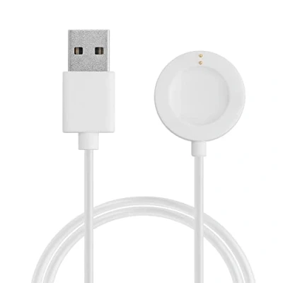 Abbildung von kwmobile USB Kabel Charger kompatibel mit Fossil Gen 6 5 4 Smartwatch/Skagen Falster 2 Ladekabel Smart Watch Ersatzkabel Fitnesstracker Aufladekabel in Weiß