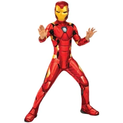 Abbildung von Rubie&#039;s Offizielles Kostüm Iron Man, Marvels Avengers, klassisch, für Kinder, Superhelden Verkleidung, Größe M