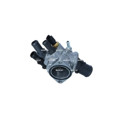Abbildung von NRF 725231 Kühlwasserthermostat 88 mit Sensor, Dichtring Gehäuse ALFA ROMEO: 156 Sportwagon, Limousine, 166, FIAT: Stilo Schrägheck