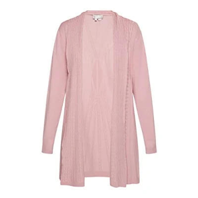 Abbildung von CARNEA Women&#039;s Damen Offener Cardigan 10426481 CA04, Altrosa, XL/XXL Sweater