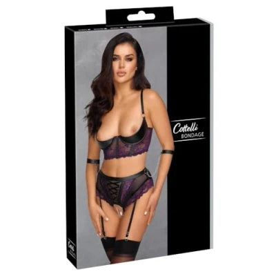 Abbildung von Hebe plus Straps Slip ouvert im edlen Material Mix