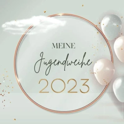 Abbildung von Jugendweihe Gästebuch 2023: Erinnerungsbuch zur für Jungen und Mädchen. Geschenk Jugendweihe. Erinnerungsalbum zum eintragen mit viel Platz Glückwünsche Fotos. Deutsch