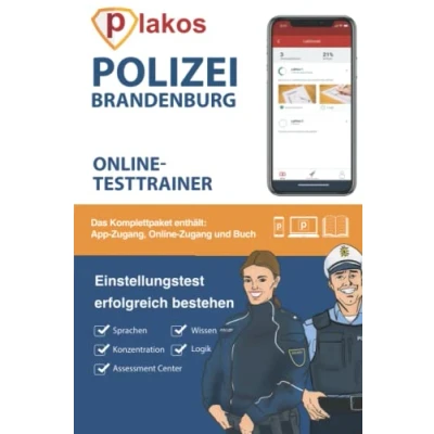 Abbildung von Polizei Brandenburg Einstellungstest Online Testtrainer: Die perfekte Vorbereitung für den Einstellungstest, das Assessment Center, ... und Sporttest bei der