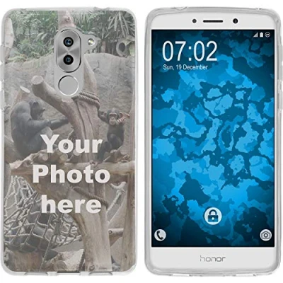 Abbildung von PhoneNatic Case kompatibel mit Honor 6X Personalisierte Handyhülle Clear zum selbst gestalten eigenem Foto