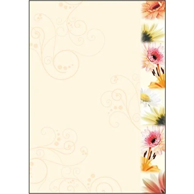 Abbildung von SIGEL Flowerstyle Motivpapier DIN A4 90 g/m²