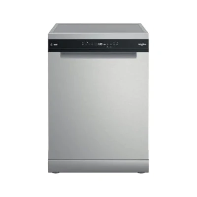 Abbildung von Whirlpool W7F HP33 X, Freistehend, Standardgröße (60 cm), Edelstahl, Schwarz, Tasten, LED