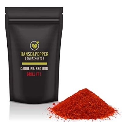 Abbildung von 150g Carolina Rub Grillgewürz Top 1A Aromatisch natürlich vom Hanse&amp;Pepper Gewürzkontor Gourmet Serie