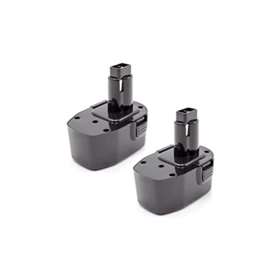 Abbildung von vhbw 2X Akku Ersatz für Dewalt DC9091, DE9038, DE9091, DE9092, DE9094, DE9502, DW9094 Elektrowerkzeug (1500 mAh, NiMH, 14,4 V)