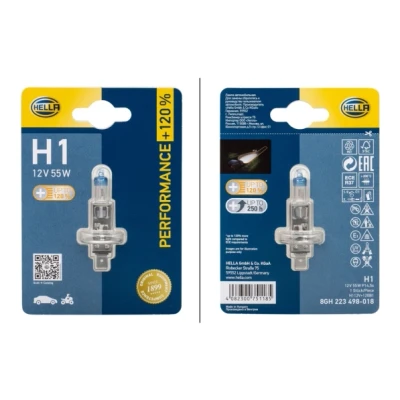 Abbildung von HELLA 8GH 223 498 018 Glühlampe, Hauptscheinwerfer H1 12 55 PEUGEOT: , RENAULT: Wind, BMW: 2000 3200 Coupe