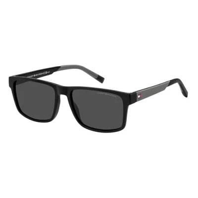 Abbildung von TOMMY HILFIGER Mens TH 2142/S Sunglasses, Black Grey, 56