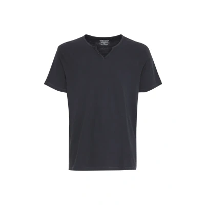Abbildung von Blend Bhashton Split NECK Tshirt basic, Herren, Größe: 3XL, Black
