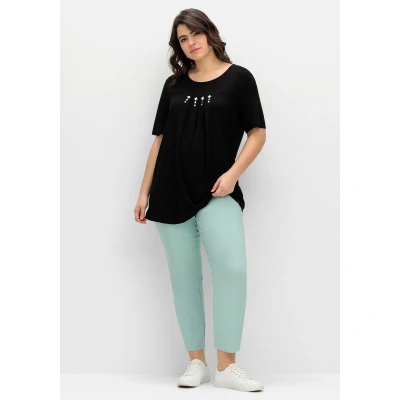Abbildung von Sheego Bengalinschlupf Leggings Hosen, Damen, Größe: 48, Mint