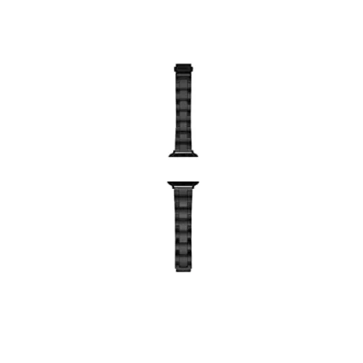 Abbildung von Fossil Armband kompatibel mit Apple Watch, 38/40/41 mm 18 Schwarz Keramik, S380013