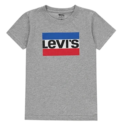 Abbildung von Levi&#039;s Sportswear LOGO TEE Tshirt print für Kinder, Größe: 92, Grey heather